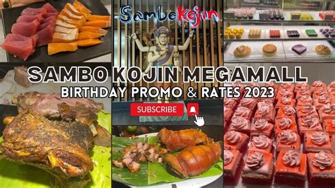 sambokojin birthday promo|sambokojin price megamall.